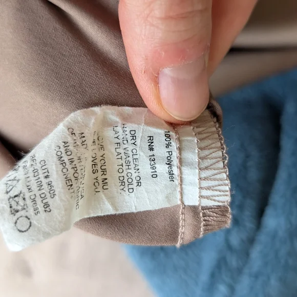 Show Me Your Mumu Faith Satin Maxi Dress In Dune - Picture 11 of 11